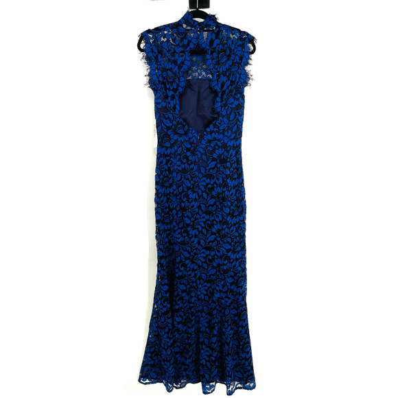 Eliza J Lace Cutout Back Gown Size 8 NWT $278 - Picture 6 of 11